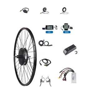 Bafang-جهاز تغيير الموتور, جهاز تحويل الموتور 48v 750w محور مجموعة 26 "27.5" ebike 8fun كاسيت مجموعة العجلات الخلفية للمحرك مع c961display