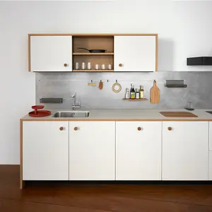 Новейший современный кухонный шкаф Prima, используемый для квартиры, высококачественный шкаф