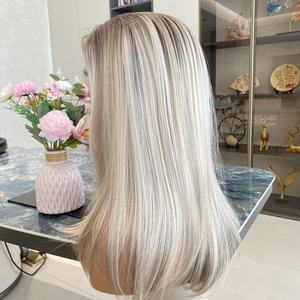 Pelucas de Encaje Frontal de Alta Calidad para Cabello Rubio, con Capa de Encaje Francés 13x4, Resistentes al Calor y Transpirables - Product Image 4