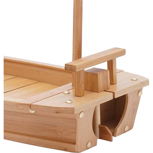 <span class=keywords><strong>Plateau</strong></span> <span class=keywords><strong>de</strong></span> service pour sushis 28/31,5 pouces, grand format, pour restaurant ou maison, fêtes, buffets, <span class=keywords><strong>plateau</strong></span> à sushis en bois - Product Image 6