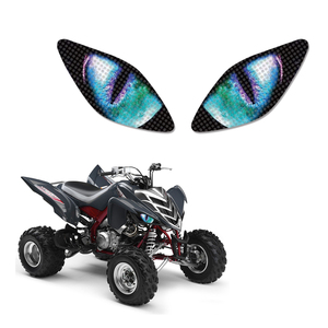 Piezas <span class=keywords><strong>de</strong></span> ATV <span class=keywords><strong>para</strong></span> motocicleta, pegatina, Kit <span class=keywords><strong>de</strong></span> gráficos <span class=keywords><strong>de</strong></span> ojos <span class=keywords><strong>para</strong></span> <span class=keywords><strong>faros</strong></span> delanteros, calcomanía <span class=keywords><strong>de</strong></span> cubierta <span class=keywords><strong>de</strong></span> luz apta <span class=keywords><strong>para</strong></span> Yamaha Raptor 660 2001-2005 - Product Image 1