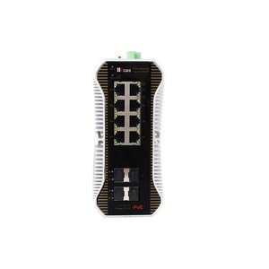 Commutateurs réseau industriels PoE gérés 2,5 G à 12 ports (1 à 8 ports + 4 ports SFP Uplink) L2+ - Product Image 1