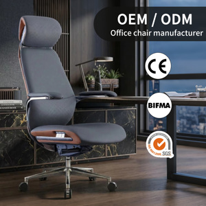 Silla de Oficina Gerencial Ergonómica Giratoria, Silla de Escritorio Cómoda con Soporte, Silla para Sala de Conferencias, Muebles de Oficina - Product Image 1