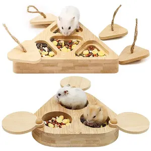 New and Lovely Bamboo Foraging Toys for Guinea Pig Toys