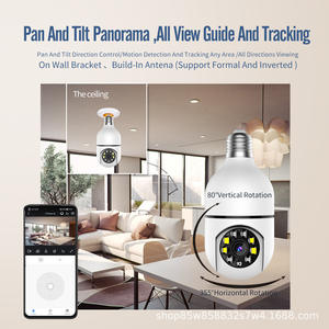 E27 Led Licht 360 Graden Wifi Lamp Binnencamera Nachtzicht Automatische Menselijke Tracking Ptz-Functies Voor Bewaking - Product Image 3