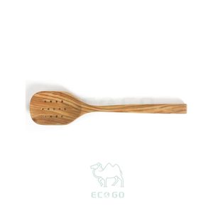 Cuchara Ranurada de Madera de Olivo y Bambú de Alta Calidad al por Mayor, Ecológica, Segura para Alimentos, Sostenible y Ligera, Utensilio de Cocina - Product Image 5