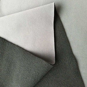 Chống Pill Soft <span class=keywords><strong>Shell</strong></span> Quần Áo 100% Polyester DTY Dệt Kim Interlock Bonded Micro Polar Fleece Vải - Product Image 4