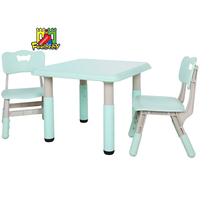 Ensemble table et chaise d'étude pour enfants Feelbaby, en plastique moderne, pour chambre, école, parc, salon