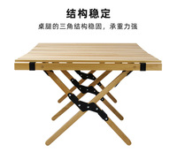 BNcompany Aluminium Portable Egg Roll Table Pliable Camping Meubles pour Pique-Nique En Plein Air Pelouses Jardins Supermarchés