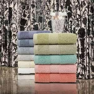 Juego de Toallas de Baño de Lujo para Hotel, Color Sólido, 100% Algodón, Diseño EF, Personalizable con Logotipo de Empresa, Tejido - Product Image 2