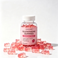 Complément alimentaire en gommes de collagène pour femmes, pour les cheveux et les os, avec glutathion, vitamines et peptides pour la peau, 60 gommes, 180g, OEM ODM Marque Privée