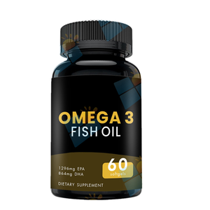 Cápsulas de Aceite de Pescado Omega 3 de Alta Calidad OEM, EPA DHA, 60 Cápsulas/botella, Dosis de 2 Cápsulas para Mujeres - Product Image 1