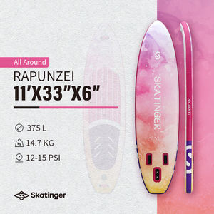 กระดานแพดเดิลบอร์ดเป่าลม Skatinger All-Round ขนาด 11'x33''x6'' พร้อมครีบถอดได้ 3 ชิ้น ผลิตจากวัสดุ Drop Stitch สำหรับการผจญภัย <span class=keywords><strong>SUP</strong></span> - Product Image 2