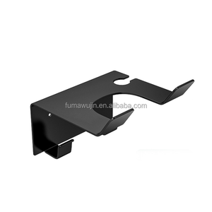 Étagères de rangement de salle de bain 3 types d'installation mur <span class=keywords><strong>montant</strong></span> support de souffleur de cheveux en acier inoxydable - Product Image 3