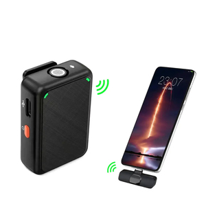 K65 Loại C Tiếng Ồn Hủy Bỏ Mini Loại C Microphone Ve Áo Phòng Thu Mic Điện Thoại Chuyên Nghiệp Kép Không Dây Microphone - Product Image 4