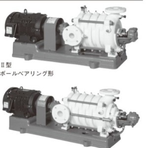 Pompe centrifuge multi-étages Ebara MS3132 40MS452.2B, corps en fonte grise, chambre de circulation en acier inoxydable 304, fabrication japonaise - Product Image 1