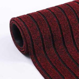 Paillasson antidérapant à 7 rayures, <span class=keywords><strong>tapis</strong></span> de couloir en Polyester - Product Image 1