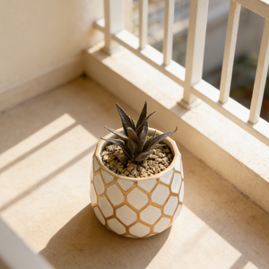 Macetas de Cerámica con Textura, Estilo Nórdico, Duraderas, para Suculentas, Color Blanco, para Hogar, Oficina, Jardín, Balcón - Product Image 5