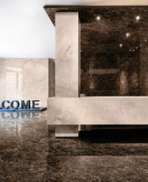 Marbre Dark Emperador |   Marbre brun café pour carrelage de sol/mur Cuisine Utilisation en extérieur Villa Design moderne Finition polie