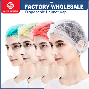 Hubei Haixin 18 "19" 24 "chirurgie jetable PP casquettes couverture en gros <span class=keywords><strong>filet</strong></span> <span class=keywords><strong>à</strong></span> <span class=keywords><strong>cheveux</strong></span> non tissé <span class=keywords><strong>alimentaire</strong></span> <span class=keywords><strong>filet</strong></span> <span class=keywords><strong>à</strong></span> <span class=keywords><strong>cheveux</strong></span> casquette ronde chapeau de tête chirurgical - Product Image 2