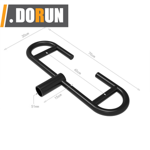 Barre en T multi-poignées, fixation pour la mine de terre, poignée suisse multi-poignées, poignée pour la mine de terre, rangée coudée avec bras, poignée pour balle de lutte - Product Image 2