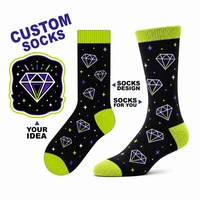 Chaussettes en coton doux et élasthanne, confortables, marque privée, ODM, pour commandes B2B personnalisées, vente en gros