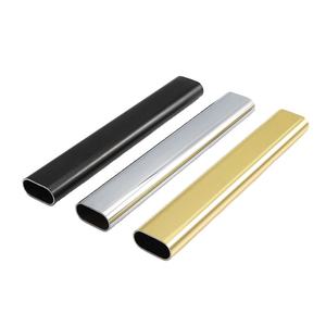 高品质家具洗衣配件衣柜管白色椭圆形挂杆 - Product Image 1