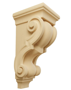 Corbeaux en bois modernes de style européen du milieu du siècle, durables, écologiques, surface lisse, installation facile pour hôtel, villa, bâtiment - Product Image 1