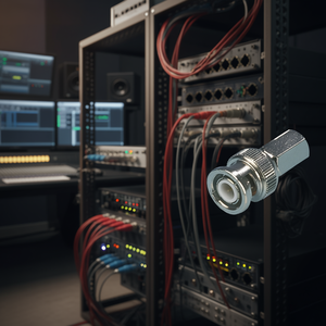 Conector Metálico BNC Macho de 7mm para Cable Coaxial de Audio y Video - Product Image 3