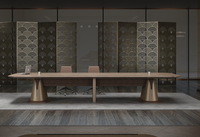 Bureau de direction en forme de L moderne et high-tech, design en bois massif écologique, certifié ISO, garantie 3-5 ans pour le bureau