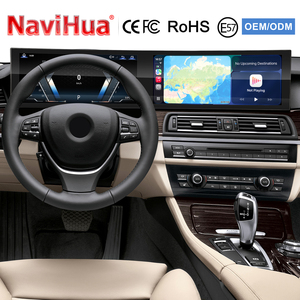 หน้าจอ Navihua สำหรับรถยนต์ BMW ซีรีส์ 5 รุ่น F10 ปี 2011-2017 จอโค้งคู่ ระบบ Linux จอ LCD แสดงผลข้อมูลพร้อมระบบ Android Stereo Radio และ Carplay - Product Image 4