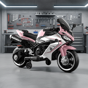 Motocicletas de juguete para montar eléctricas unisex para niños de 2 a 7 años alimentadas por batería con control remoto y asientos dobles - Product Image 1