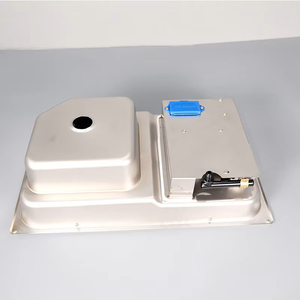 Table de cuisson à gaz à un brûleur de haute qualité avec évier intégré pour <span class=keywords><strong>camping</strong></span>-<span class=keywords><strong>car</strong></span>, caravane, bateau, yacht - 530x325*130mm - Product Image 3