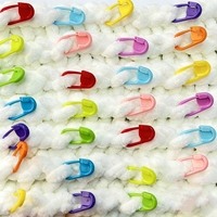 Fournitures de bricolage en gros, 1000 pièces par sac, marqueurs de mailles en plastique colorés, marqueurs de mailles pour le tricot à la main