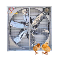 Ventilation de poulailler 50 pouces 1380 Ventilateur de ventilation avicole mural à flux axial industriel Extracteur d'air chaud pour élevages