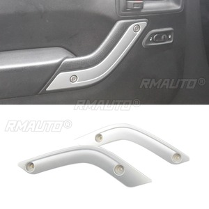Bande décorative pour poignée de porte intérieure de voiture pour Jeep JK Wrangler 2007-2017, kit carrosserie, accessoires de voiture - Product Image 1