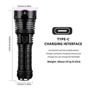 25W de alta potencia 9x365nm UV LED linterna carga Blacklight curado CatDog orina mancha Tinea marcador mineral dinero escorpión lámpara SV89 - Product Image 4