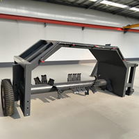 Retourneur de compost tracté par tracteur avec moteur, haute efficacité, longue durée de vie, certifié CE, livraison rapide
