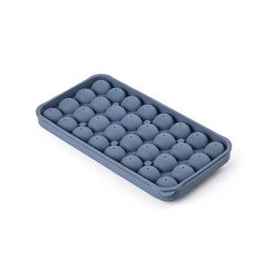 Moule à glaçons sphériques en silicone de qualité alimentaire, 32 cavités, mini, réutilisable, compatible congélateur, écologique, vente chaude - Product Image 1
