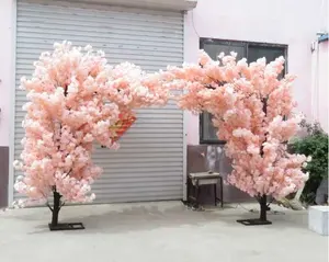 Centro de mesa de boda SNCT004, árbol artificial de flores de cerezo, 7 pies, venta al por mayor