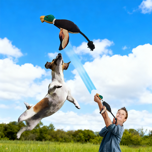 Giocattolo Lanciatore a Forma di Anatra Force Grip per Cani, con Ali Mobili e Suono, per Interazione Uomo-Cane - Product Image 3