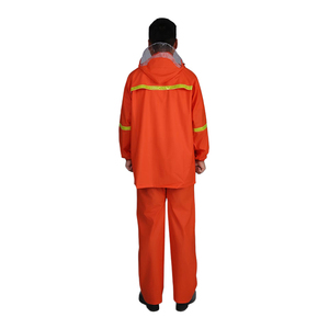 Vente en gros <span class=keywords><strong>de</strong></span> vestes et pantalons imperméables imperméables robustes en PVC épais pour la pêche - Product Image 6