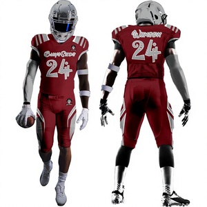 Uniforme de Fútbol Americano de Manga Corta Transpirable con Diseño Personalizado - Ropa de Práctica de Alta Calidad con Opciones Personalizables - Product Image 1