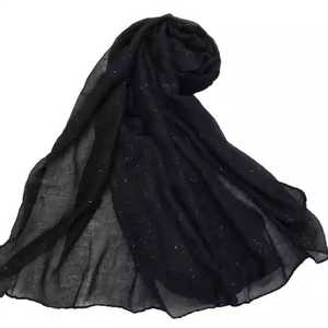 رائع جنوب أفريقيا حار بيع مصنع الصين التفاف شال الحجاب أغطية الرأس إيكاربي لامع فسكوز لامع وشاح لامع - Product Image 5