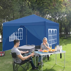 Canopée transparente <span class=keywords><strong>pliable</strong></span> 10x10 10x20, auvent d'extérieur, gazébo parapluie, <span class=keywords><strong>pergola</strong></span> avec cadre en acier pour patio, balcon, abri de camping - Product Image 6