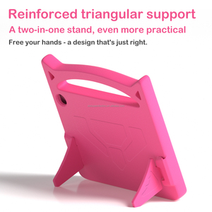 جراب قطة صديق للأطفال خفيف الوزن لطيف لحريق أمازون <span class=keywords><strong>HD</strong></span> <span class=keywords><strong>8</strong></span>/HD10 غطاء واقي مقاوم للصدمات مع حامل مصنوع من السيليكون - Product Image 5