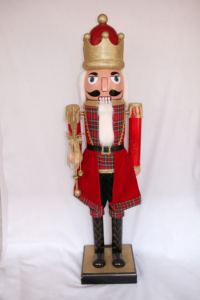 Décoration de Noël Grandeur Nature en <span class=keywords><strong>Plastique</strong></span> pour Extérieur, Casse-Noisette Rouge Animé et Musical de 160 Cm (6 Pi) - Product Image 3