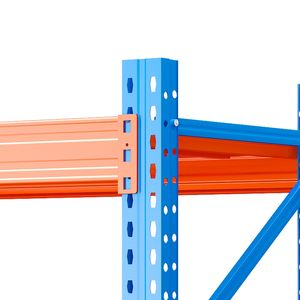 Système de rayonnage industriel robuste sans boulons, réglable, pour entrepôt, en acier, unités de stockage métalliques - Product Image 6