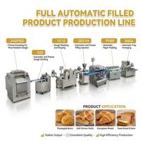 Lini Produksi Roti dan Kue Isi Otomatis Kapasitas Tinggi dengan Kontrol PLC 380V Garansi 1 Tahun