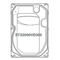 Nouveau disque dur de surveillance AI CMR 3,5 pouces ST16000VE004 16 To SATA 6 Gbit/s 7200 tr/min 512 Mo 512E 285 Mo/s